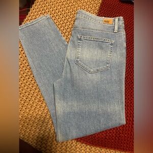 Paige Hoxton Ankle Light Blue Denim Jeans Sz 31X28